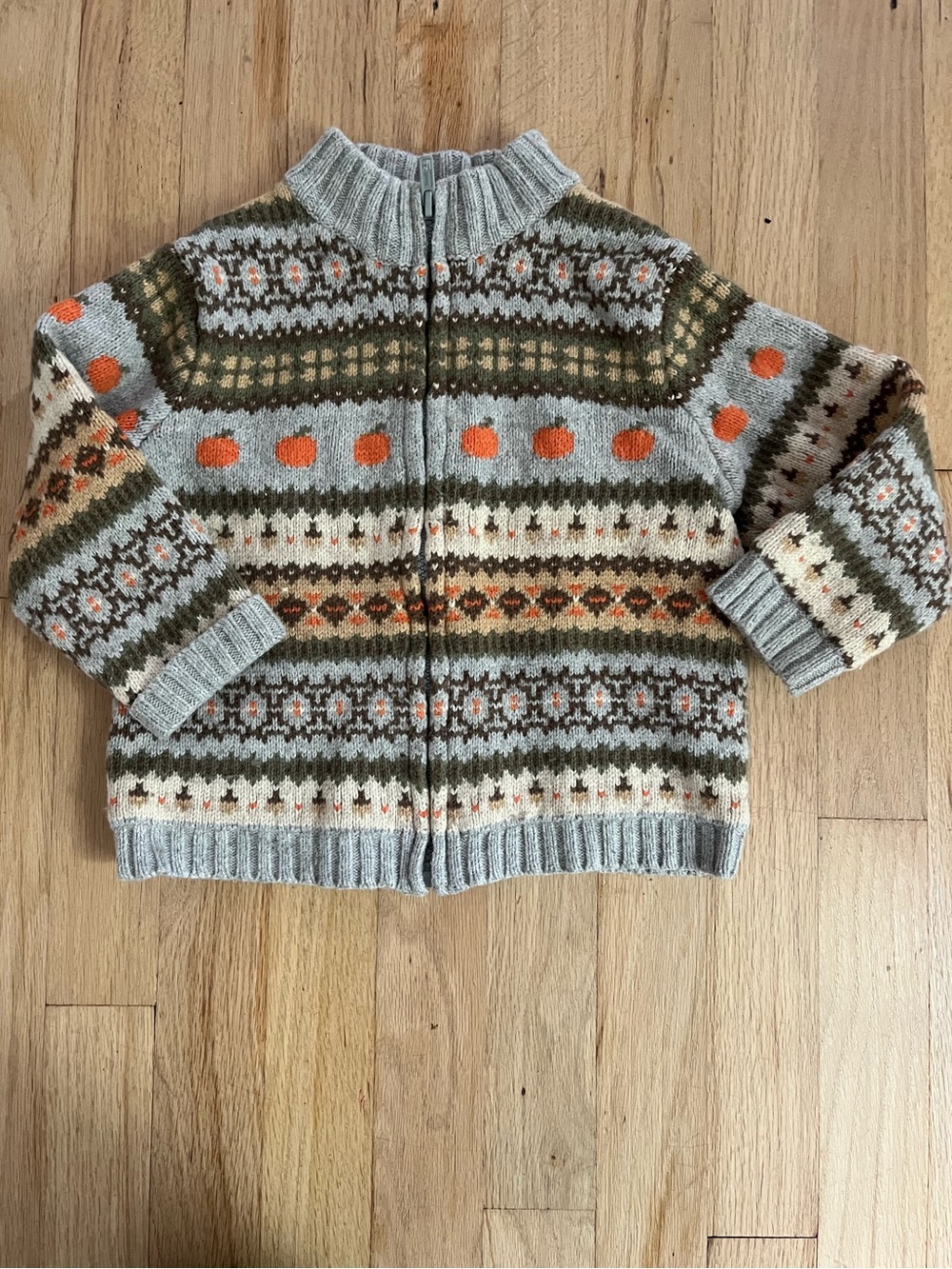 Janie and Jack Pumpkin Sweater